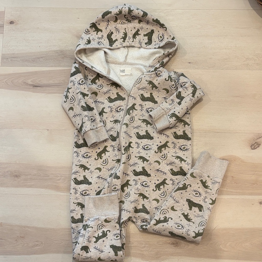 Little Rowe dinosaur themed romper 5T